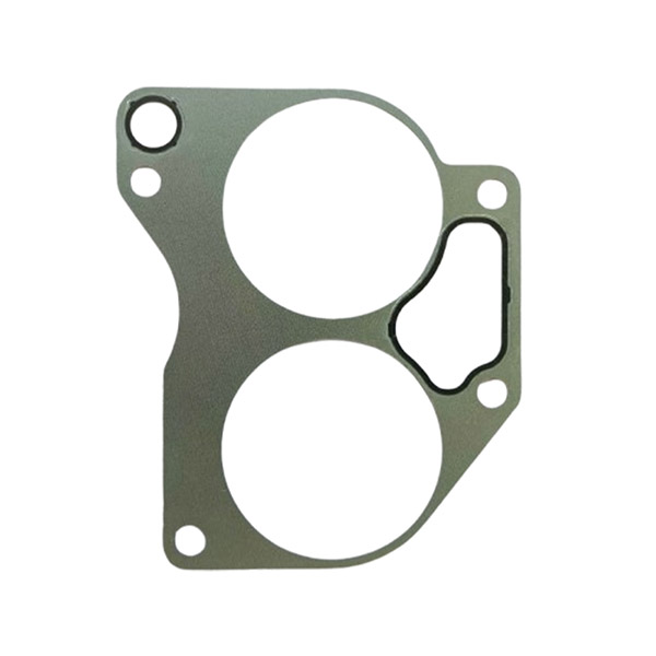 Metal inserted rubber gasket
